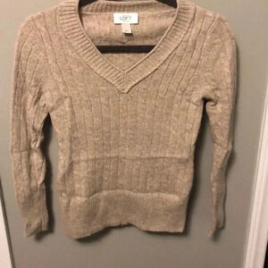 Ann Taylor Loft Petite Cable Knit Sweater​
